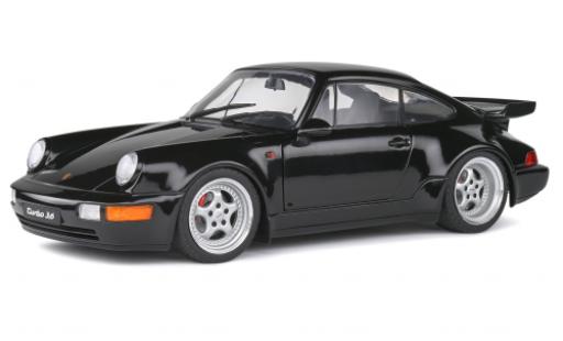 Porsche 964 Turbo 1/18 Solido 911 () Turbo 3.6 negro 1990 coche miniatura