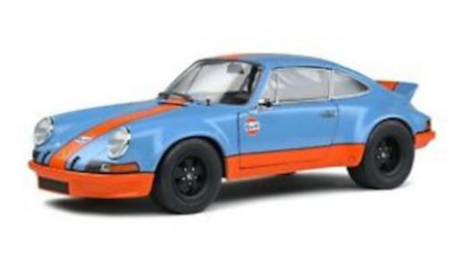Coche miniatura Porsche 911 1/18 Solido RSR azul/naranja Gulf 1973 Porsche 911 1/18 Solido RSR azul/naranja Gulf 1973 coche miniatura