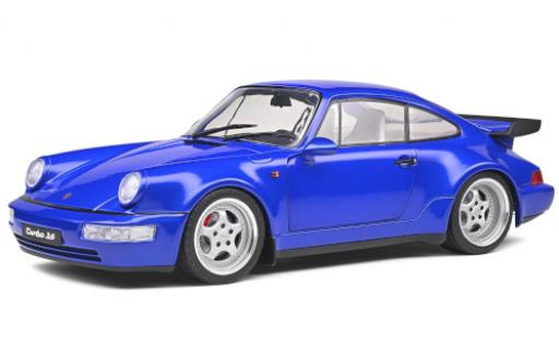 Porsche 964 Turbo 1/18 Solido 911 Turbo () metalico azul 1990 coche miniatura