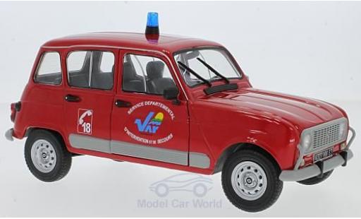Coche miniatura Renault 4 L 1/18 Solido GTL Feuerwehr Renault 4 L 1/18 Solido GTL Feuerwehr coche miniatura