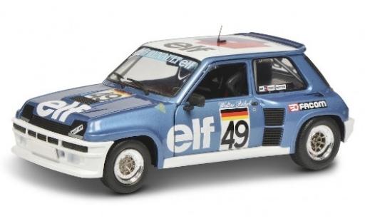 Coche miniatura Renault 5 1/18 Solido Turbo No.49 Elf Elf Turbo Europacup Zeltweg 1981 W.Röhrl Renault 5 1/18 Solido Turbo No.49 Elf Elf Turbo Europacup Zeltweg 1981 W.Röhrl coche miniatura