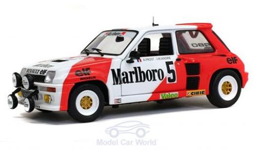 Coche miniatura Renault 5 1/18 Solido Turbo No. Marlboro Rallye du Var 1982 mit Decals A.Prost/J-M.Andrie Renault 5 1/18 Solido Turbo No. Marlboro Rallye du Var 1982 mit Decals A.Prost/J-M.Andrie coche miniatura