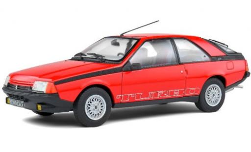 Coche miniatura Renault Fuego 1/18 Solido Turbo rojo 1980 Renault Fuego 1/18 Solido Turbo rojo 1980 coche miniatura