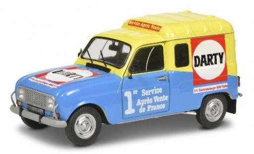 Coche miniatura Renault 4 1/18 Solido R F Darty 1988 Renault 4 1/18 Solido R F Darty 1988 coche miniatura