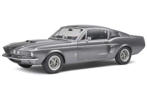 Coche miniatura Shelby Mustang 1/18 Solido GT500 metalico gris/negro 1969 Shelby Mustang 1/18 Solido GT500 metalico gris/negro 1969 coche miniatura