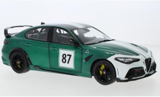 Alfa Romeo Giulia 1/18 Solido GTAM metallise verde No.87 2021 coche miniatura