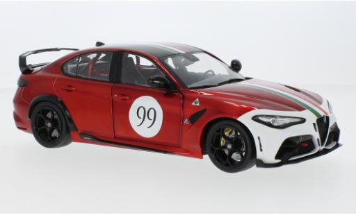 Alfa Romeo Giulia 1/18 Solido GTAM metallise rouge 2022 coche miniatura