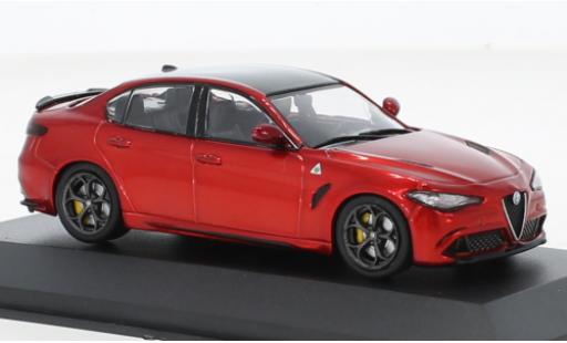 Alfa Romeo Giulia 1/43 Solido Quadrifoglio metallise rojo 2020 coche miniatura