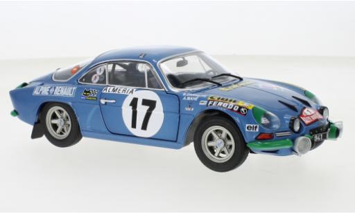 Coche miniatura Alpine A110 1/18 Solido Renault 1600S No.17 Rallye Monte Carlo 1972 Alpine A110 1/18 Solido Renault 1600S No.17 Rallye Monte Carlo 1972 coche miniatura
