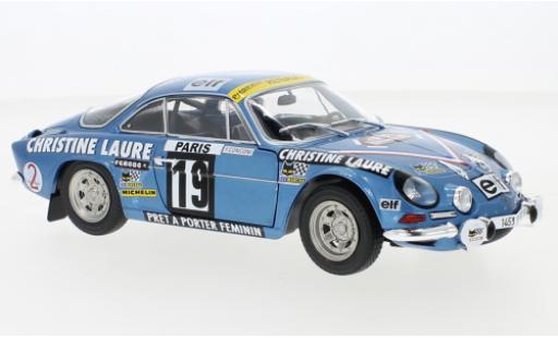 Coche miniatura Alpine A110 1/18 Solido Renault No.19 Rallye WM Rallye Monte Carlo 1976 Alpine A110 1/18 Solido Renault No.19 Rallye WM Rallye Monte Carlo 1976 coche miniatura