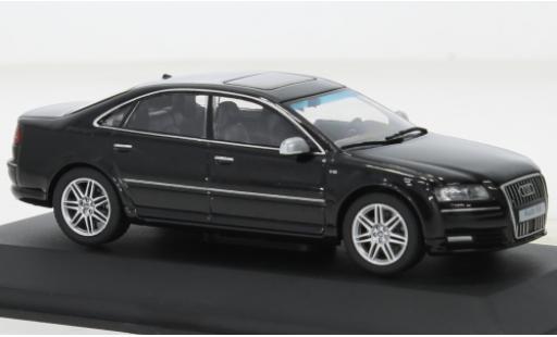Coche miniatura Audi S8 1/43 Solido (D3) negro 2010 Audi S8 1/43 Solido (D3) negro 2010 coche miniatura