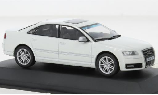 Coche miniatura Audi S8 1/43 Solido (D3) blanco 2010 Audi S8 1/43 Solido (D3) blanco 2010 coche miniatura