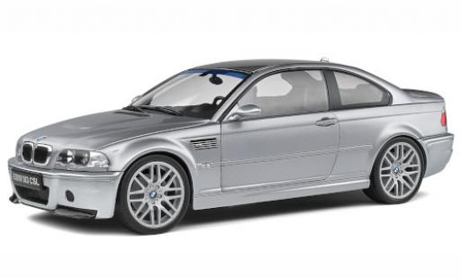 Coche miniatura Bmw M3 1/18 Solido (E46) CSL gris 2003 Bmw M3 1/18 Solido (E46) CSL gris 2003 coche miniatura