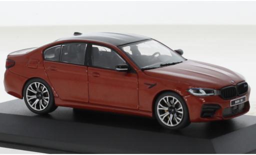 Bmw M5 1/43 Solido (F90) Competition metallise rouge foncé 2020 coche miniatura