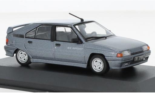 Citroen BX 1/43 Solido Sport 1.9 8V metallise gris 1985 coche miniatura