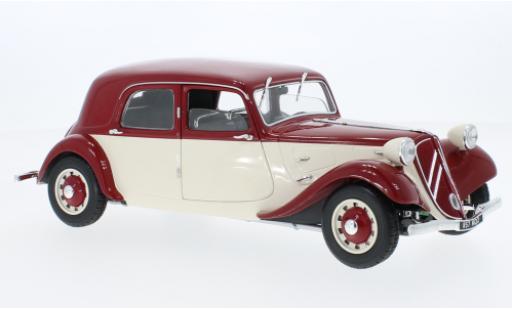 Coche miniatura Citroen Traction 1/18 Solido 7 rouge/beige 1937 Citroen Traction 1/18 Solido 7 rouge/beige 1937 coche miniatura