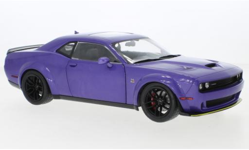 Coche miniatura Dodge Challenger 1/18 Solido R/T Scat Pack Widebody metallise purpura 2020 Dodge Challenger 1/18 Solido R/T Scat Pack Widebody metallise purpura 2020 coche miniatura