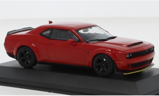 Coche miniatura Dodge Challenger 1/43 Solido SRT Demon V8 6.2 rojo 2018 Dodge Challenger 1/43 Solido SRT Demon V8 6.2 rojo 2018 coche miniatura
