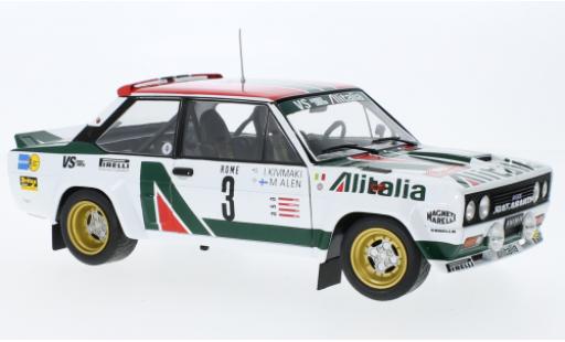 Fiat 131 1/18 Solido Abarth No.3 Alitalia Rallye WM Rallye Monte Carlo 1979 coche miniatura