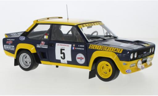 Fiat 131 1/18 Solido Abarth No.5 Olio Rallye WM Tour de Corse 1977 coche miniatura