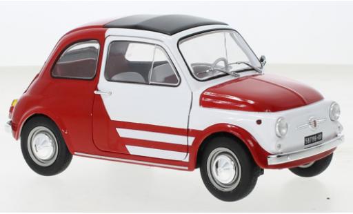 Coche miniatura Fiat 500 1/18 Solido Robe di Kappa blanche/rouge 1965 Fiat 500 1/18 Solido Robe di Kappa blanche/rouge 1965 coche miniatura