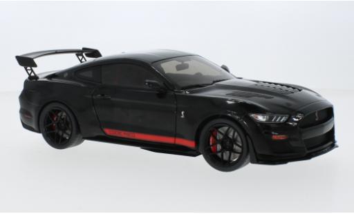 Coche miniatura Shelby GT 500 1/18 Solido Ford Mustang Code Red negro 2022 Shelby GT 500 1/18 Solido Ford Mustang Code Red negro 2022 coche miniatura
