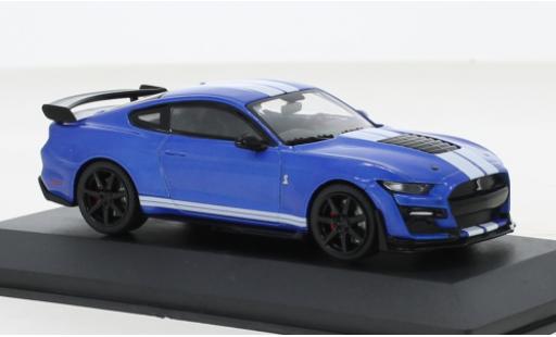 Coche miniatura Shelby GT 500 1/43 Solido Ford Mustang Fast Track metallise azul/blanco 2020 Shelby GT 500 1/43 Solido Ford Mustang Fast Track metallise azul/blanco 2020 coche miniatura