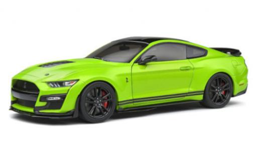 Coche miniatura Shelby GT 500 1/18 Solido Ford Mustang metalico la chaux 2020 Shelby GT 500 1/18 Solido Ford Mustang metalico la chaux 2020 coche miniatura