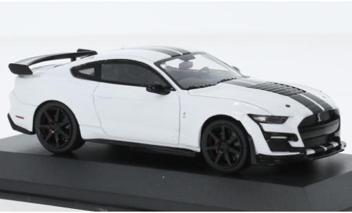 Coche miniatura Shelby GT 500 1/43 Solido Ford Mustang rapide Track blanche/negro Shelby GT 500 1/43 Solido Ford Mustang rapide Track blanche/negro coche miniatura