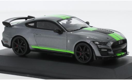 Coche miniatura Shelby GT 500 1/43 Solido Ford Mustang rapide Track metallise gris/la chaux 2020 Shelby GT 500 1/43 Solido Ford Mustang rapide Track metallise gris/la chaux 2020 coche miniatura