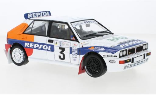 Coche miniatura Lancia Delta 1/18 Solido HF Integrale No.3 Repsol Rallye WM Rallye Acropolis 1993 Lancia Delta 1/18 Solido HF Integrale No.3 Repsol Rallye WM Rallye Acropolis 1993 coche miniatura
