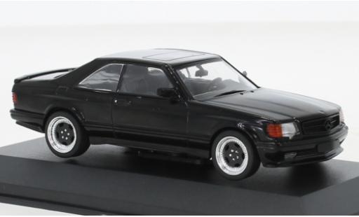 Coche miniatura Mercedes 560 1/43 Solido SEC (C126) AMG Wide Body negro 1990 Mercedes 560 1/43 Solido SEC (C126) AMG Wide Body negro 1990 coche miniatura