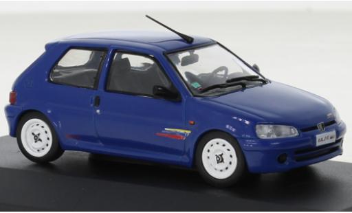 Peugeot 106 1/43 Solido Rally Phase II azul 1995 coche miniatura