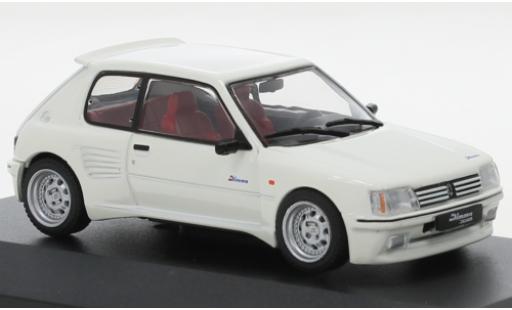 Coche miniatura Peugeot 205 1/43 Solido GTI Dimma blanche Peugeot 205 1/43 Solido GTI Dimma blanche coche miniatura