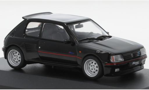 Coche miniatura Peugeot 205 1/43 Solido GTI Dimma negro Peugeot 205 1/43 Solido GTI Dimma negro coche miniatura