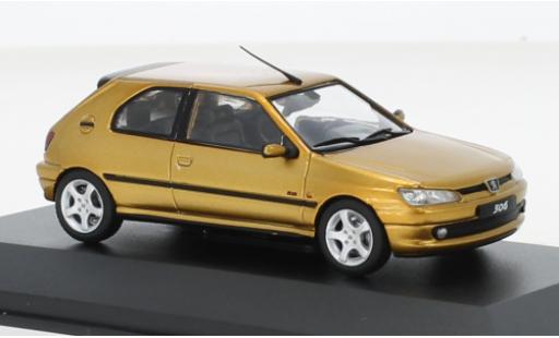 Coche miniatura Peugeot 306 1/43 Solido S16 doré 1998 Peugeot 306 1/43 Solido S16 doré 1998 coche miniatura