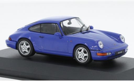 Coche miniatura Porsche 964 1/43 Solido 911  RS azul 1992 Porsche 964 1/43 Solido 911  RS azul 1992 coche miniatura