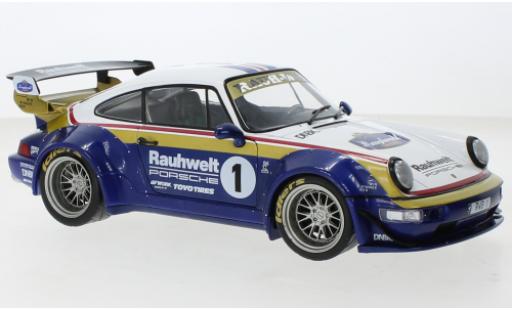 Coche miniatura Porsche 964 RWB 1/18 Solido 911  azul/blanco 2022 Porsche 964 RWB 1/18 Solido 911  azul/blanco 2022 coche miniatura