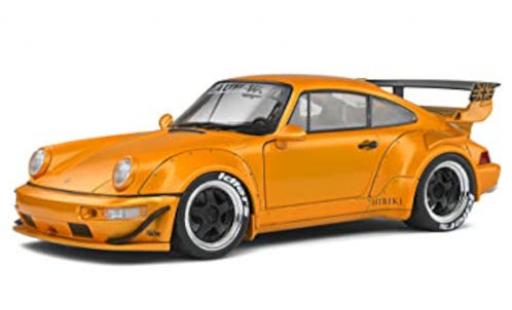 Coche miniatura Porsche 991 RWB 1/18 Solido 911 (964) metallise naranja HIBIKI 2016 Porsche 991 RWB 1/18 Solido 911 (964) metallise naranja HIBIKI 2016 coche miniatura