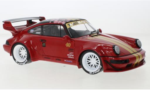 Porsche 964 RWB 1/18 Solido 911  rouge Red Sakura 2021 coche miniatura