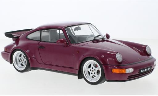 Porsche 964 Turbo 1/18 Solido 911  purpura 1991 coche miniatura