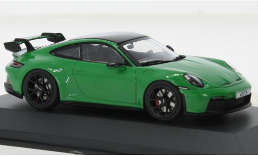 Coche miniatura Porsche 992 GT3 1/43 Solido 911  verde Porsche 992 GT3 1/43 Solido 911  verde coche miniatura