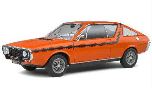 Renault 17 1/18 Solido Gordini naranja/negro 1974 coche miniatura
