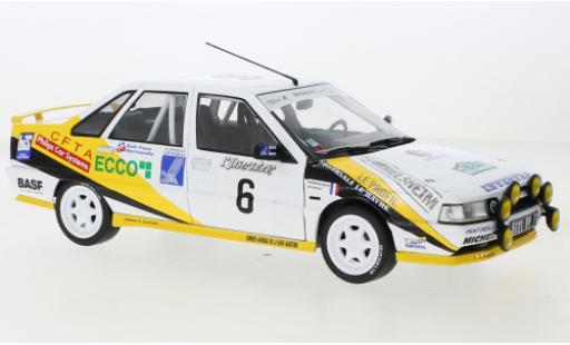 Renault 21 1/18 Solido Turbo No.6 Rallye Charlemagne 1991 coche miniatura