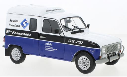 Coche miniatura Renault 4 1/18 Solido LF 90 années Renault 4 1/18 Solido LF 90 années coche miniatura