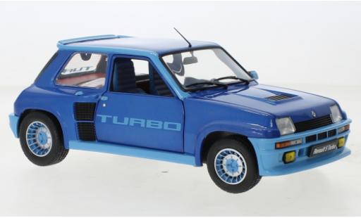 Coche miniatura Renault 5 1/18 Solido Turbo metallise azul 1981 Renault 5 1/18 Solido Turbo metallise azul 1981 coche miniatura