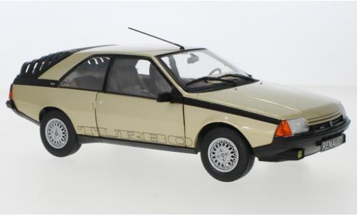 Renault Fuego 1/18 Solido Turbo metallise beige 1980 coche miniatura