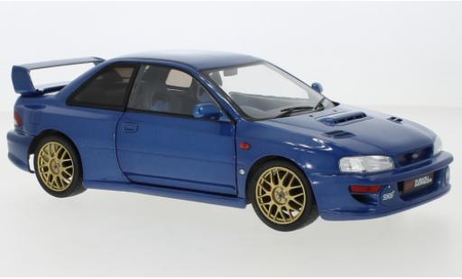 Subaru Impreza 1/18 Solido (22B) STi metallise azul RHD 1998 coche miniatura