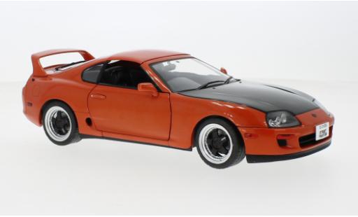 Coche miniatura Toyota Supra 1/18 Solido MK4 (A80) metallise naranja/negro 1993 Toyota Supra 1/18 Solido MK4 (A80) metallise naranja/negro 1993 coche miniatura