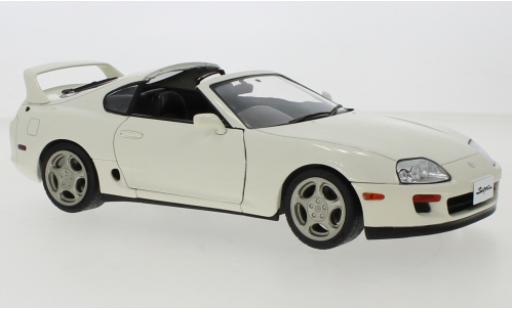 Coche miniatura Toyota Supra 1/18 Solido MK4 (A80) Targa blanche 1993 Toyota Supra 1/18 Solido MK4 (A80) Targa blanche 1993 coche miniatura